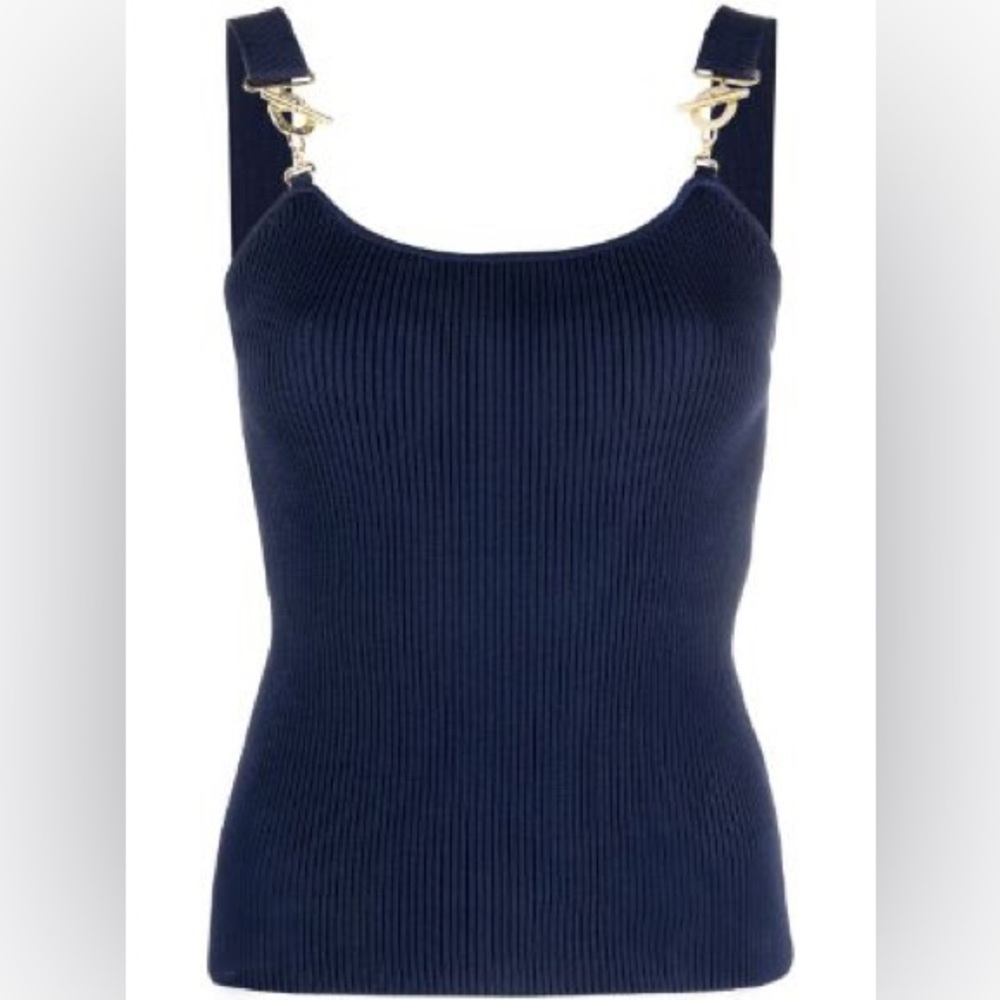 Lauren Ralph Lauren Yenfled toggle-strap knit vest top Size Large NWOT - Picture 3 of 11